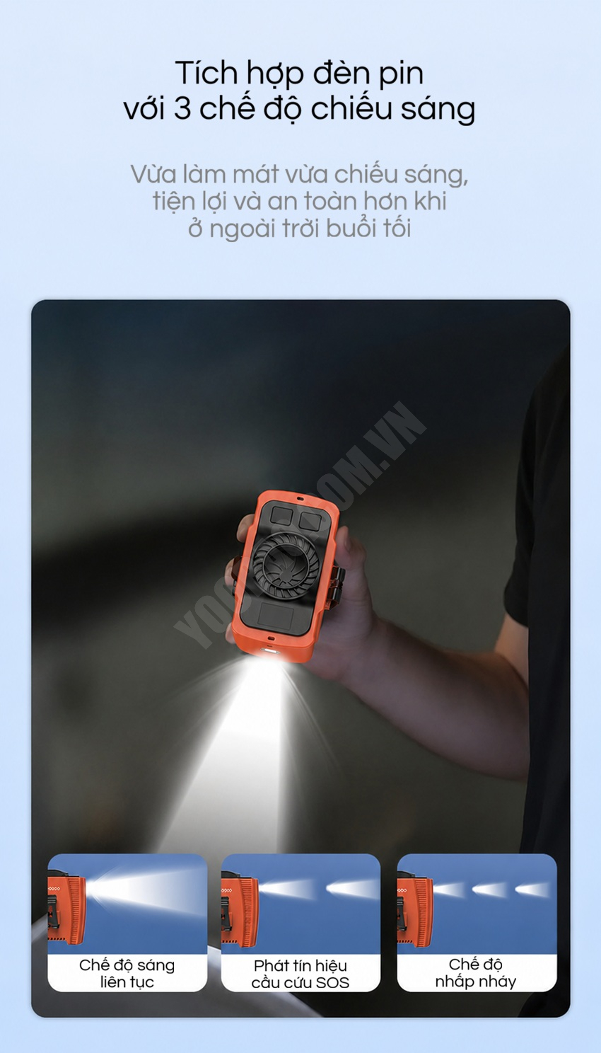 Quạt đeo thắt lưng Yoobao Y1