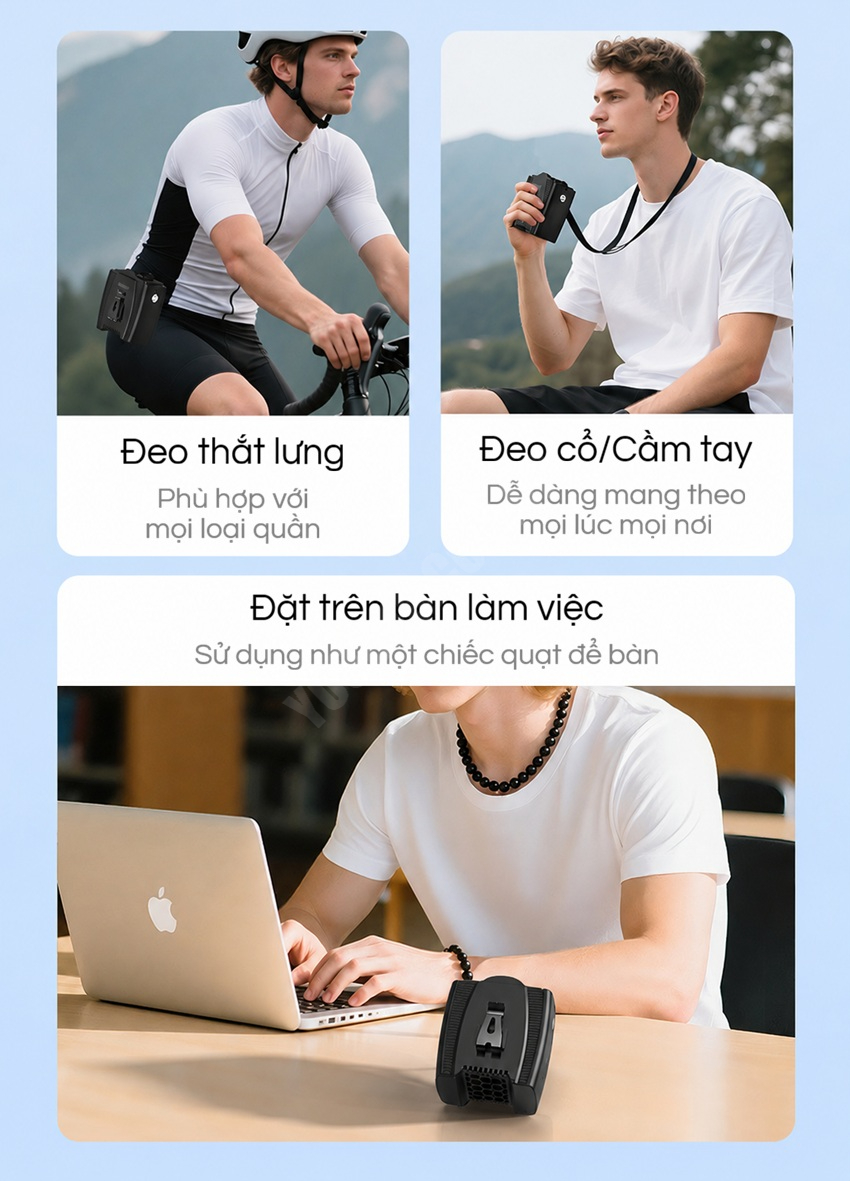 Quạt đeo thắt lưng Yoobao Y1
